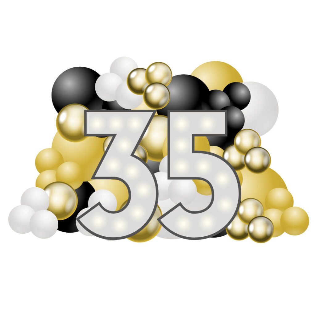 Garland with Marquee Numbers/Letters - Starting at $xx